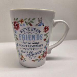 Stoneware Coffee Tea Mug "Special Friend" History And Heraldry Yellow Interior